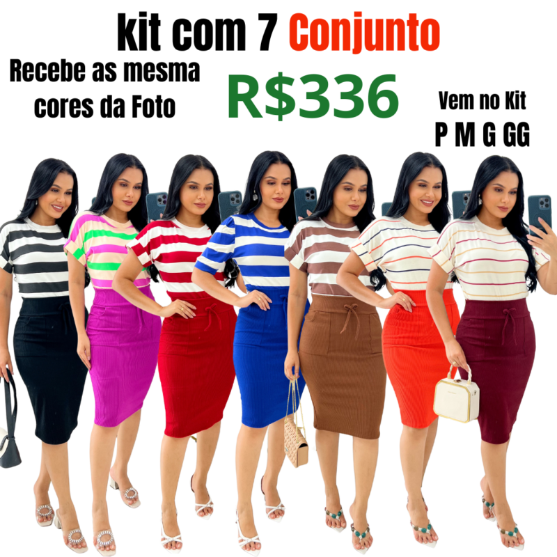 Kit Com 7 Conjunto